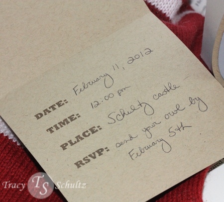 Wizard Party invitation inside