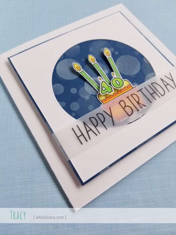 Bokeh Birthday card close-up by Tracy @whoistracy.com