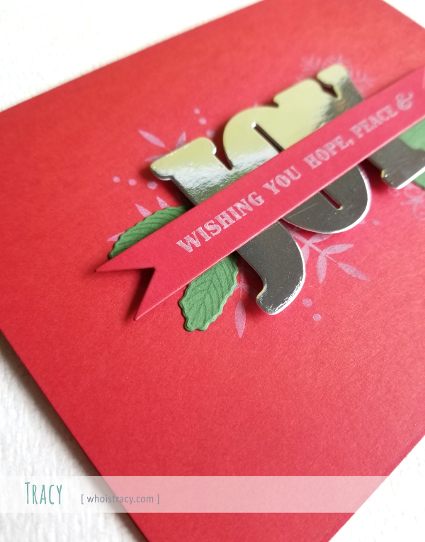 Wishing Hope holiday card close-up by Tracy @whoistracy.com